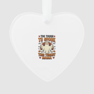 Truthahn-Mama-Halloween-Shirt mit Vintage-Nurse-Gh Ornament