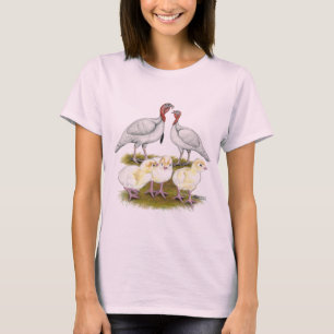 Truthahn Mini Weiß Familie T-Shirt