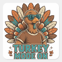 Truthahn-Modus Ein Lustiger Thanksgiving-Truthahn