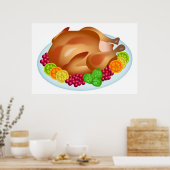 Truthahn Poster (Küche)