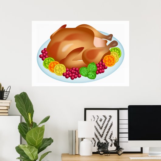 Truthahn Poster (Heimbüro)