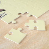 Truthahn-Pute Blaue Schiefer Puzzle (Seite)