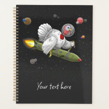 Truthahn Rakete im Weltraum