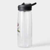 Truthahn-Rakete im Weltraum Trinkflasche (Links)