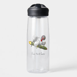 Truthahn-Rakete im Weltraum Trinkflasche