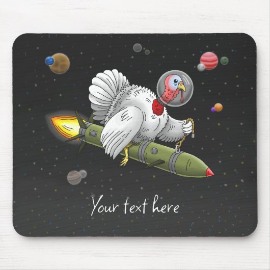 Truthahn-Rakete in der Galaxie Mousepad (Vorne)