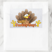 Truthahn Rechteckiger Aufkleber (Tasche)