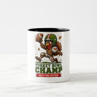 Truthahn-Schalen-Champion Hinterhof-Edition Ernted Zweifarbige Tasse
