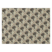 Truthahn-Standardbronzeporträt Tischdecke (Vorderseite (Horizontal))