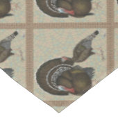 Truthahn-Standardbronzeporträt Tischdecke (Schrägansicht)