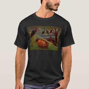 Truthahn-ständiges Schwanken auf Kürbis-Vintagem T-Shirt