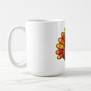 Truthahn-Thanksgiving-Tasse mit Cartoon-Motiv Kaffeetasse