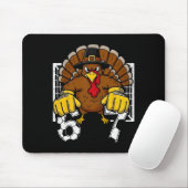 Truthahn Torwart Fußball 67 Sechs Sieben 6 7 Ernte Mousepad (Mit Mouse)