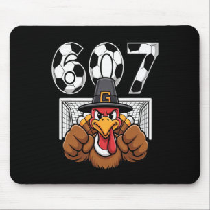 Truthahn Torwart Fußball 67 Sechs Sieben Jungen Th Mousepad