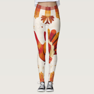 Truthahn tritt auf die Bühne Leggings