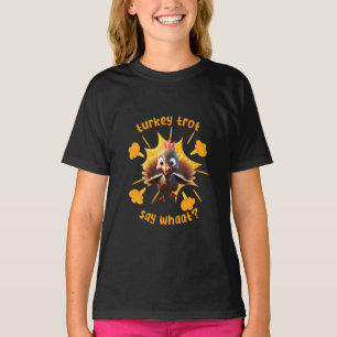 Truthahn-Trott Happy Thanksgiving Lustiger Lauf T-Shirt