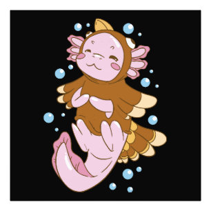 Truthahn-Verkleidung Axolotl Spaß Fotodruck
