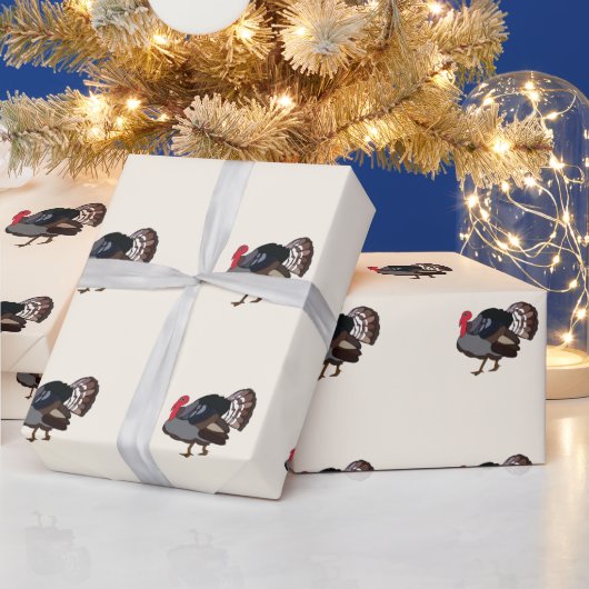 Truthahn Vogel Truthahn Geschenkpapier (Feiertage)