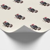 Truthahn Vogel Truthahn Geschenkpapier (Ecke)