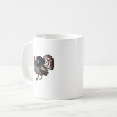 Truthahn Vogel Truthahn Kaffeetasse (Vorderseite Links)