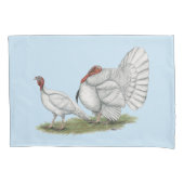 Truthahn-Weiß Holland Kissenbezug (Vorderseite)