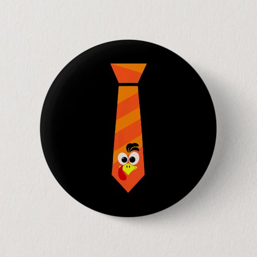 Truthahn Zeit Thanksgiving Co. Lustiges Truthahn G Button (Vorderseite)