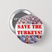 Truthähne Button (Vorne & Hinten)