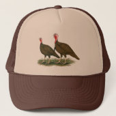 Truthähne:  Schokolade Truckerkappe (Vorderseite)