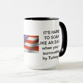 Truthähne Tasse (VorderseiteRechts)