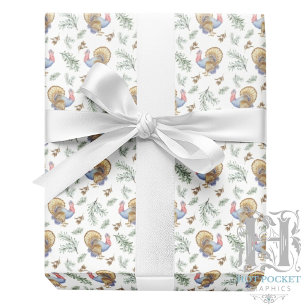 Truthähne-Wrap-Papier Geschenkpapier