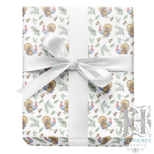 Truthähne-Wrap-Papier Geschenkpapier