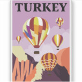 Truthahnfahrt Aufkleber (Vorderseite)