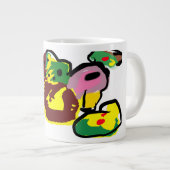 Truthahnfarbe Jumbo-Tasse (Vorderseite Rechts)