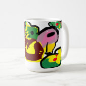 Truthahnfarbe kaffeetasse (VorderseiteRechts)