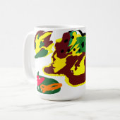 Truthahnfarbe kaffeetasse (Vorderseite Links)