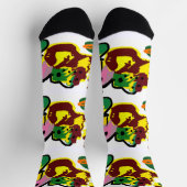 Truthahnfarbe socken (Oben)