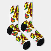 Truthahnfarbe socken (Rechts)