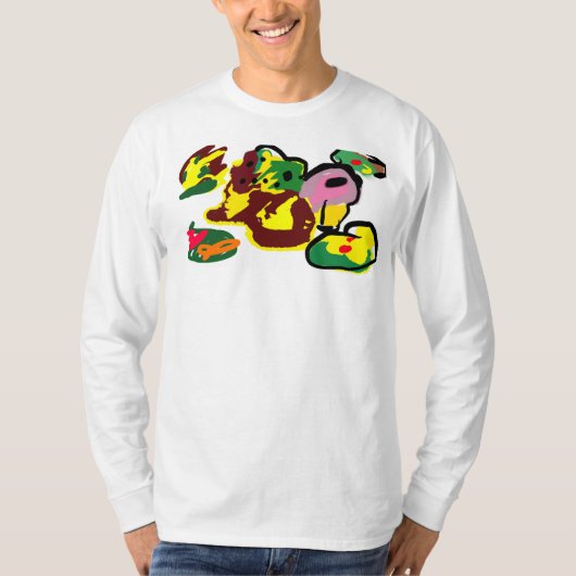 Truthahnfarbe T-Shirt (Vorderseite)