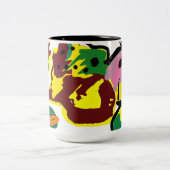 Truthahnfarbe  zweifarbige tasse (Mittel)