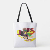 Truthahnfreude Tasche (Rückseite)