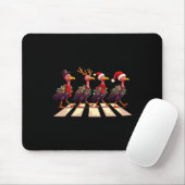 Truthahngeier überquert Straße Xmas Mousepad (Mit Mouse)