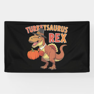 Truthahnsaurus Rex Dab Truthahn Dino Kleinkind Jun Banner