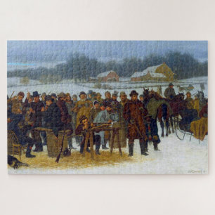 Truthahnschießen John Whetten Ehninger 1879 Puzzle