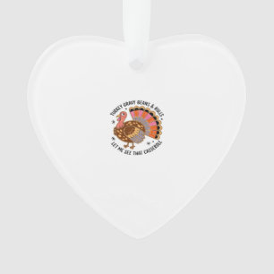 Truthahnsoße Bohnen und Brötchen lass mich das Auf Ornament