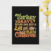 Truthahnsoße Bohnen Und Brötchen Lass Mich Das Cer Karte (Gelbe Blume)