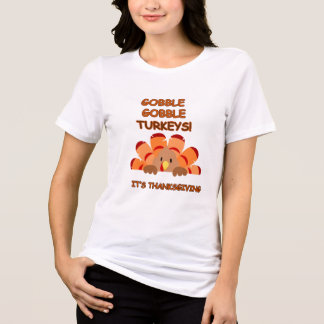 TRUTHAHNTAG ! Weißer lustiger Thanksgiving Frauen- Tri-Blend Shirt