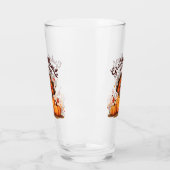 Truthahntags-Truhe mit dankbaren Herzen Glas (Links)