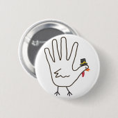 Truthühner Button (Vorne & Hinten)