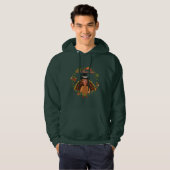 Truthühner-Erntedank Hoodie (Vorne ganz)