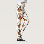 Truthühner-Erntedank Leggings (Rechts)